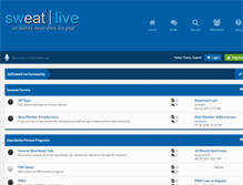 Tablet Screenshot of community.eatsweatlive.com